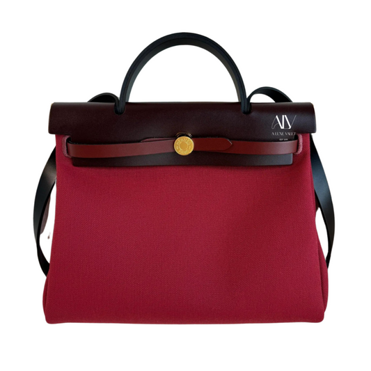 Hermes Herbag 31 Red