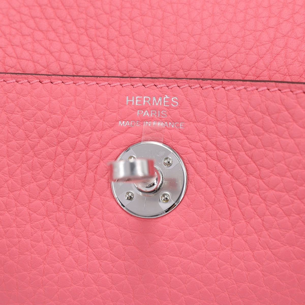 Hermès Lindy Mini Rose Azalee 8W Clemence